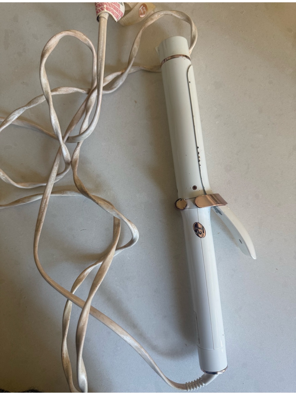 old T3 curling iron 1.25 inch barrel